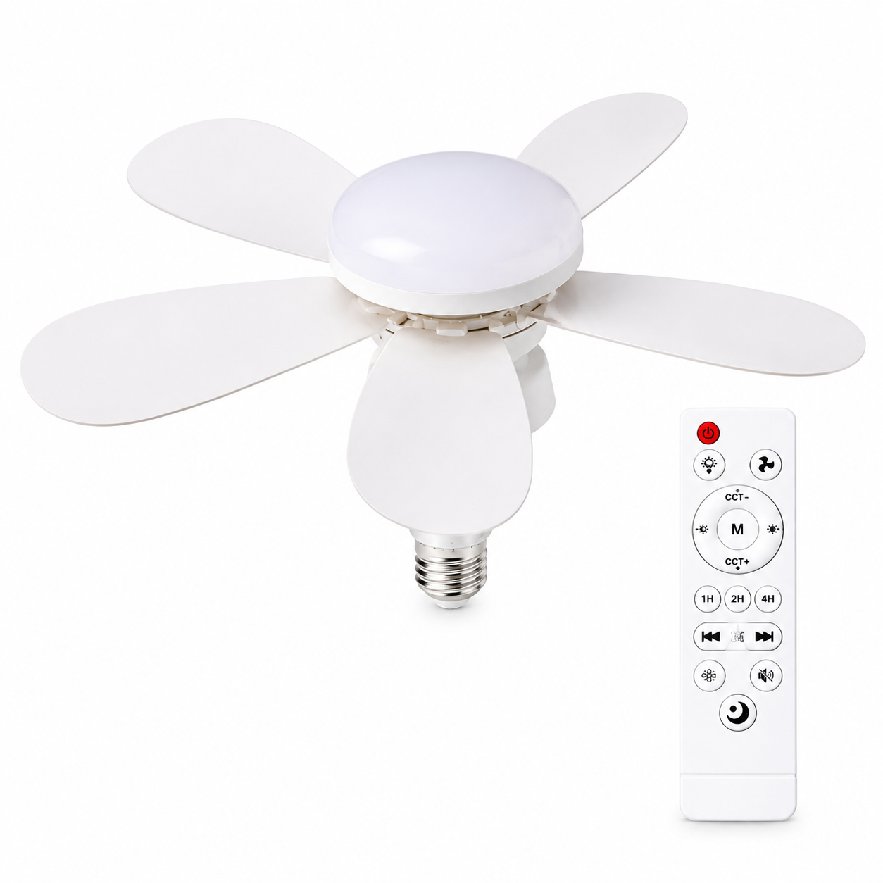 Ventilateur de Plafond LED ColdSunny™ – Blanc