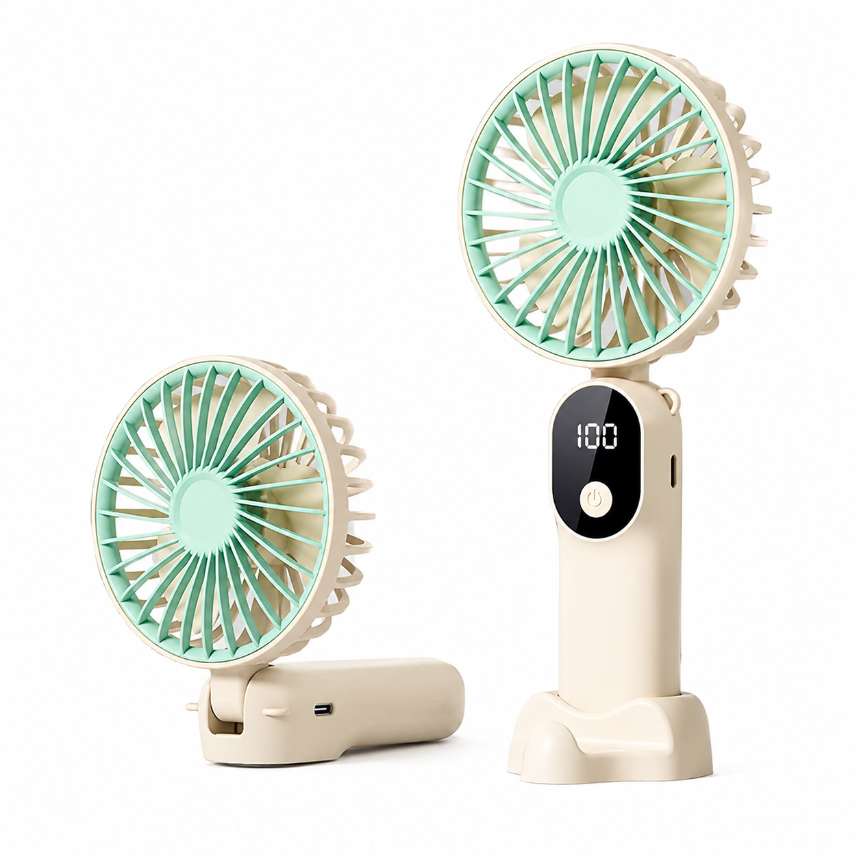 Ventilateur Portable Pliable ColdSunny™ – Vert