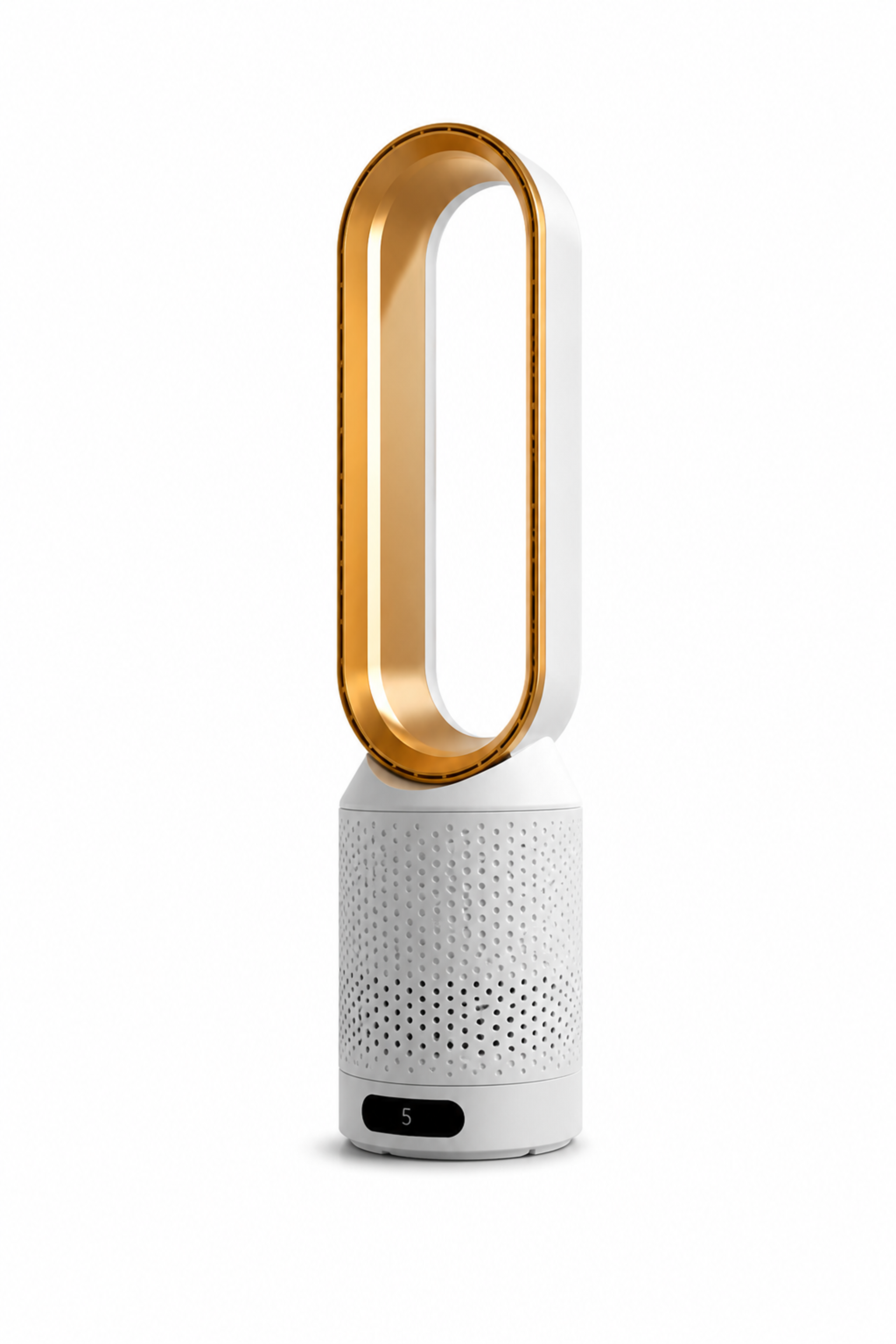 Purificateur d’Air Sans Pales ColdSunny™ Doré – Disponible en 4 coloris