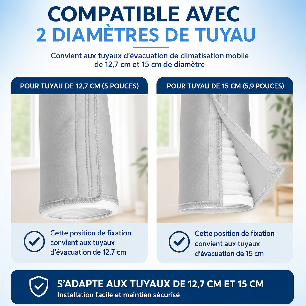 Housse Isolante ColdSunny™ pour Tuyau de Climatiseur Mobile