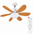 Ventilateur de Plafond LED ColdSunny™ – Bois